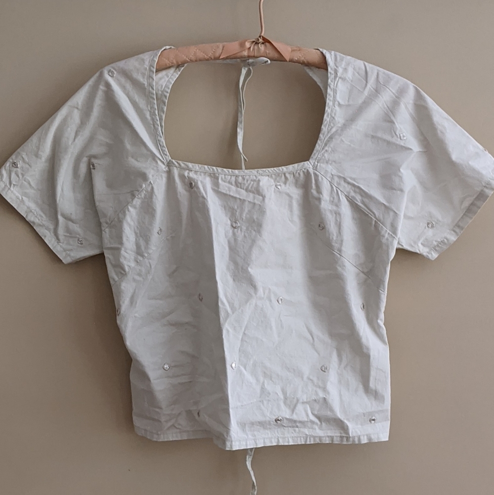 Bohemian Tie-Up Crop Top by Tara's